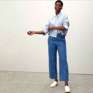 Everlane Womens Blue The Easy Jean Straight Leg Jeans Sz. 12